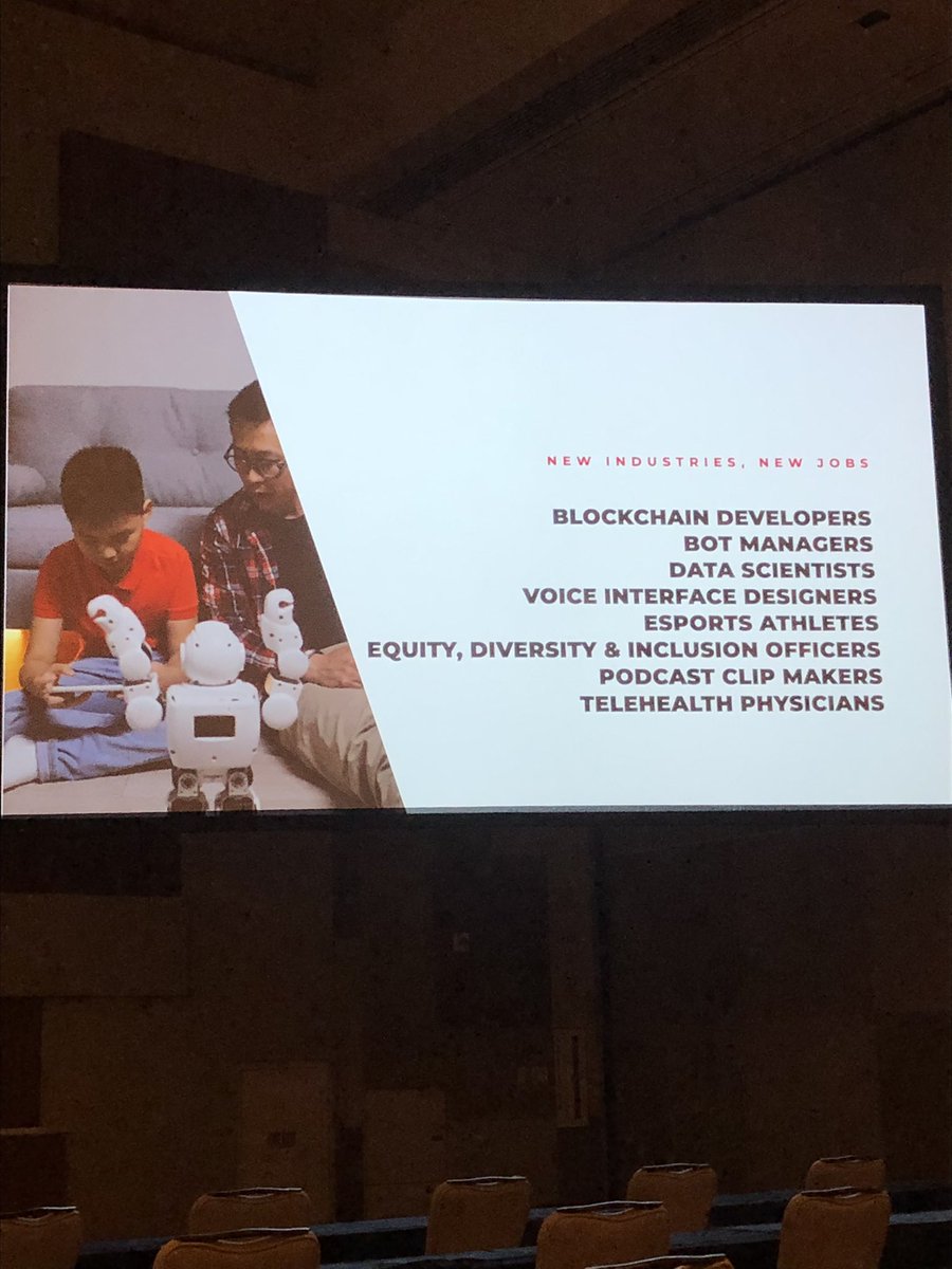 SnMansfield's tweet photo. Hard to ask kids what they want to be when grown up because those jobs don’t exist yet. How will accounting look different? #pstech #AICPAENGAGE https://t.co/v3kn8dMAtJ