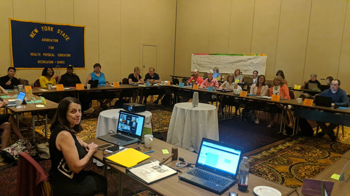 Day 2 of NYS AHPERD Executive Council Summer Meeting...it is so nice to back face-to-face 👊🏼💪🏼👍🏼🙏🏼😀🇨🇦 <a href="/NYSAHPERD/">NYS AHPERD</a> <a href="/WZ_NYSAHPERD/">Western Zone NYS AHPERD</a> @CanisiusCollege