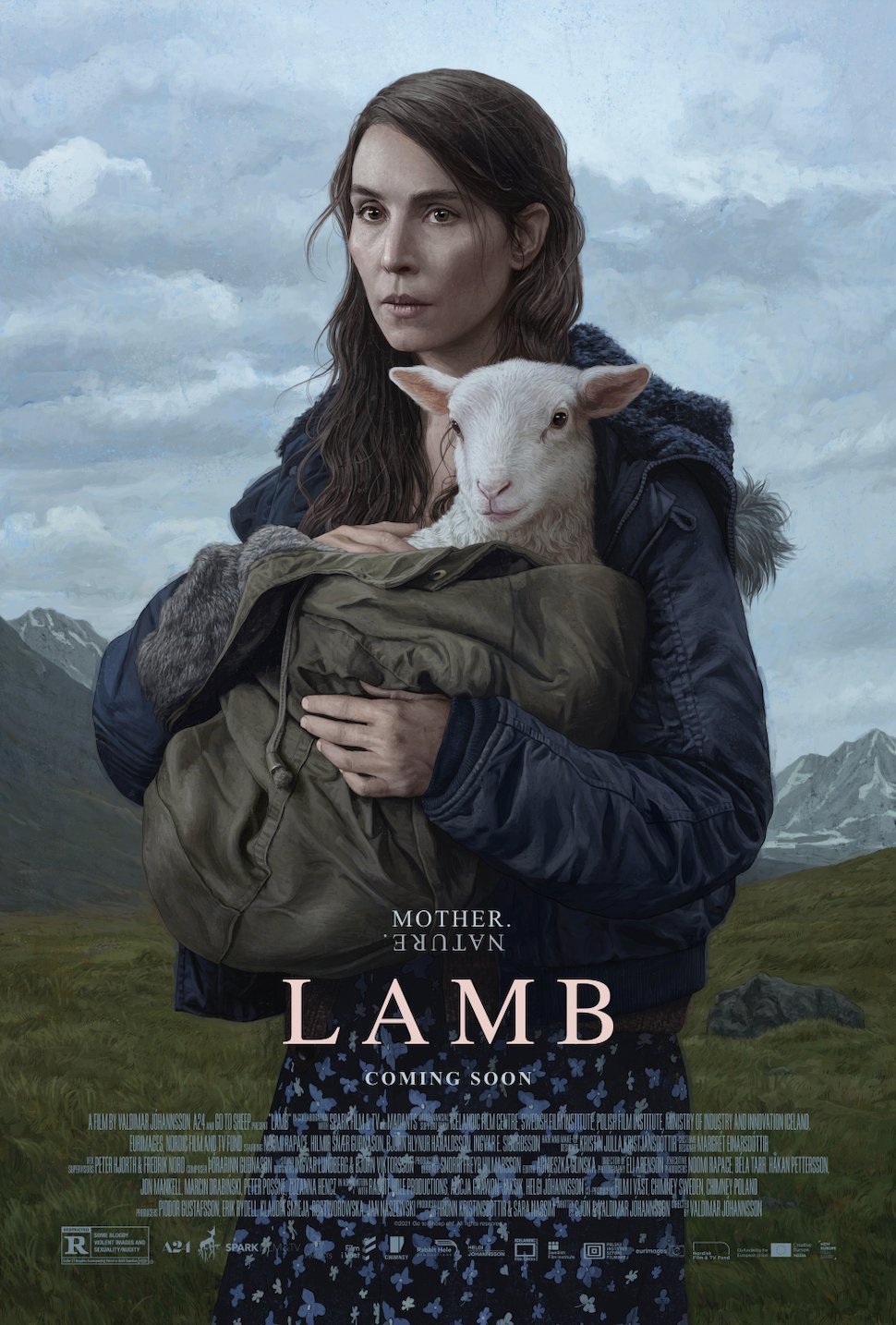 新品 LAMB／ラム オルタナティブポスター ヒグチユウコ 映画『LAMB／ラム』ヒグチユウコ×大島依提亜オルタナティブポスター＜ADA＞