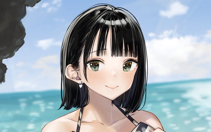 髪の毛描くの楽しい☺️ 