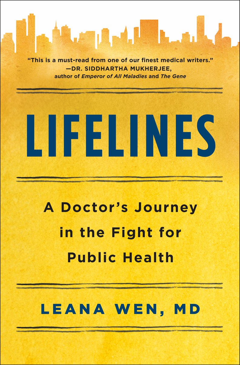 DrLeanaWen's tweet image. Today is the day--publication of #LifelinestheBook!

Lifelines is part memoir and part celebration of public health.

Thank you to the more than 50 leaders in medicine &amp;amp; policy who have endorsed it. 

Join us in the journey to strive for health equity.
amazon.com/dp/1250186234/…