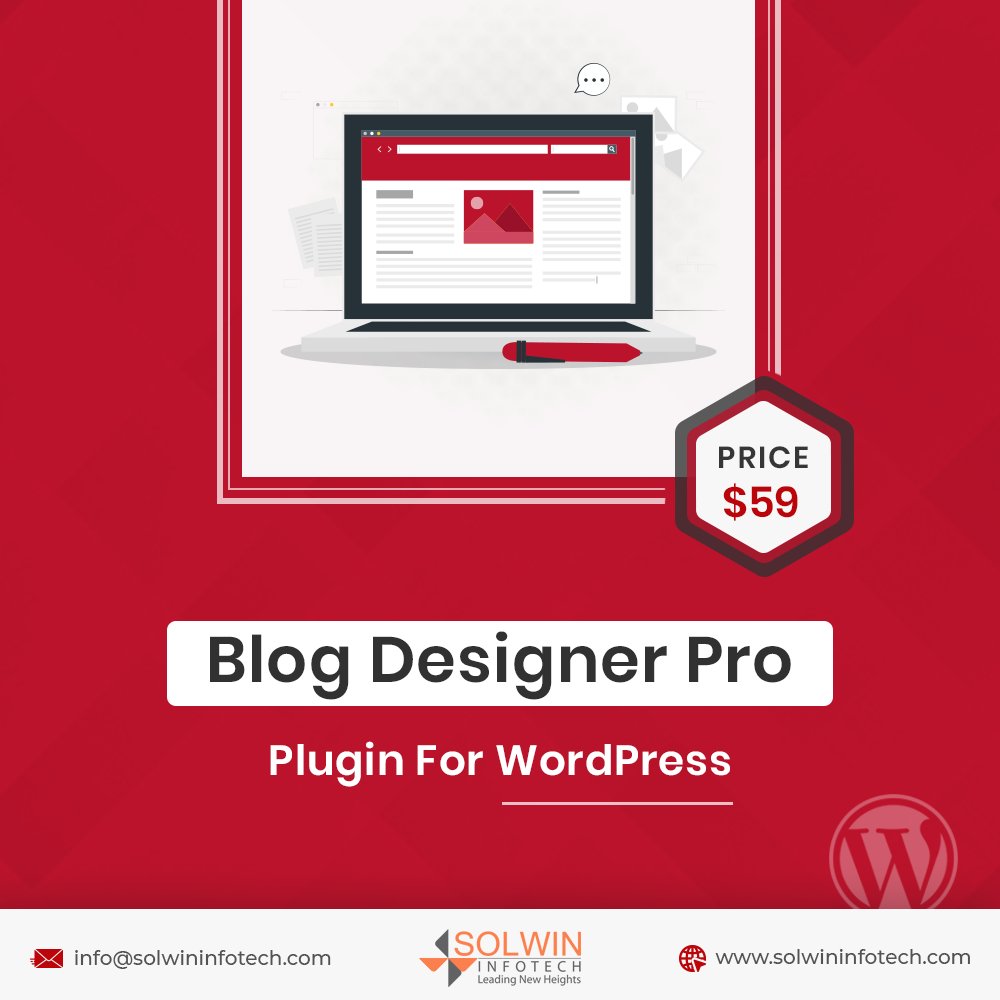 MichaelAmaral81's tweet image. Blog Designer Pro - The ultimate plugin to customize the blog post.

Features:
🚀50+ #Blog Templates
🚀Beautify Post Design
🚀Unique #Layouts
🚀Live Preview
🚀Support Of Single Post Design

View Demo: bit.ly/2Z3Hefq 

#BlogDesignerPro #blogdesign #blogger #blogging