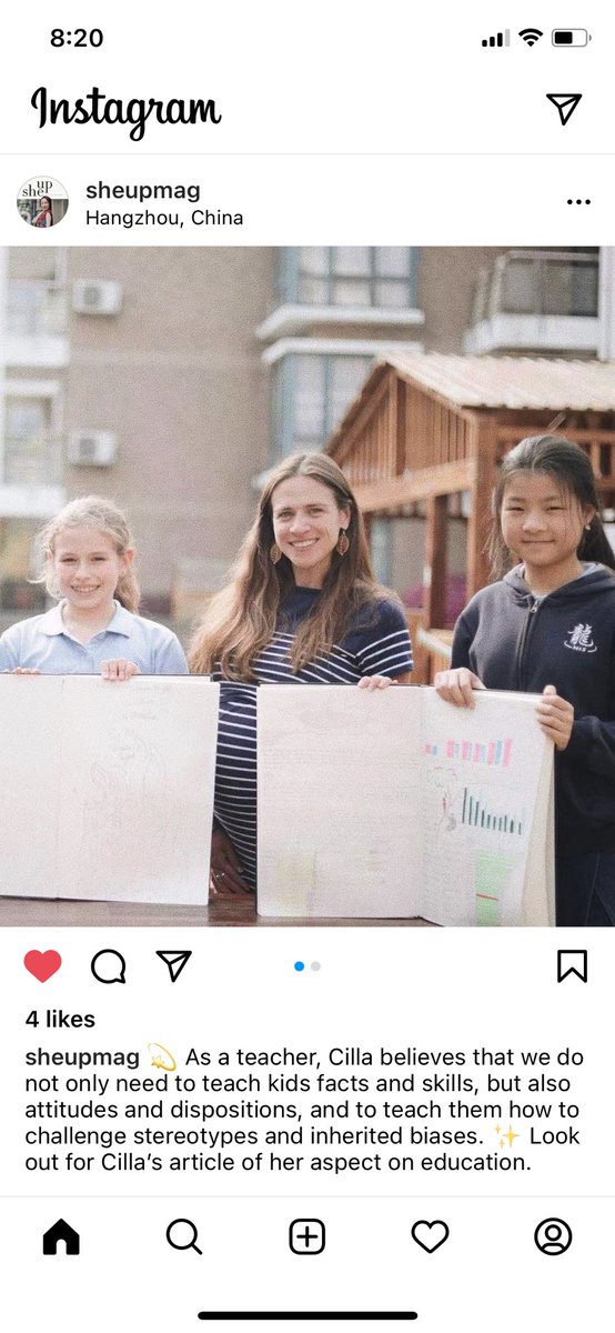 Couloulthakid's tweet photo. Great to see my better half @CillaGeo featured in this month’s She Up Community magazine. #SheUp is a #female #entrepreneurial community based in Hangzhou, China, who encourage #women to succeed, both personally and professionally. #education #PYP #lifelonglearning https://t.co/TmXG9QAvS2