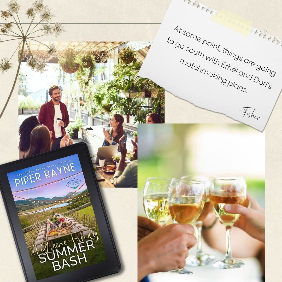 🔥NEW RELEASE🔥
A GREENE FAMILY SUMMER BASH by <a href="/PiperRayneRocks/">Piper Rayne</a> is LIVE!
#1ClickHere 
buff.ly/3y8Plb7
#FrancisFabReadsReview buff.ly/3iMfDJY
#needtoreaditnow
<a href="/WildfireMarket1/">Wildfire Marketing</a>