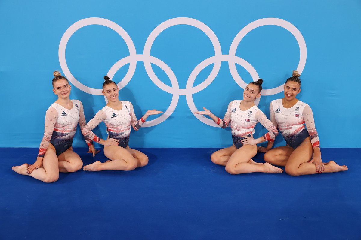 WOW! IT'S BRONZE FOR <a href="/TeamGB/">Team GB</a> WOMEN'S TEAM! 🥉

Alice Kinsella, Amelie Morgan, Jessica Gadirova &amp; Jennifer Gadirova, that was incredible!

#Tokyo2020 #CelebrateAmazing