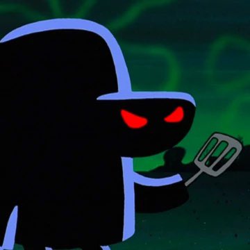 Shadow_OTD's tweet image. Shadow character of the day is The Hash-Slinging Slasher AKA Richard from Spongebob Squarepants