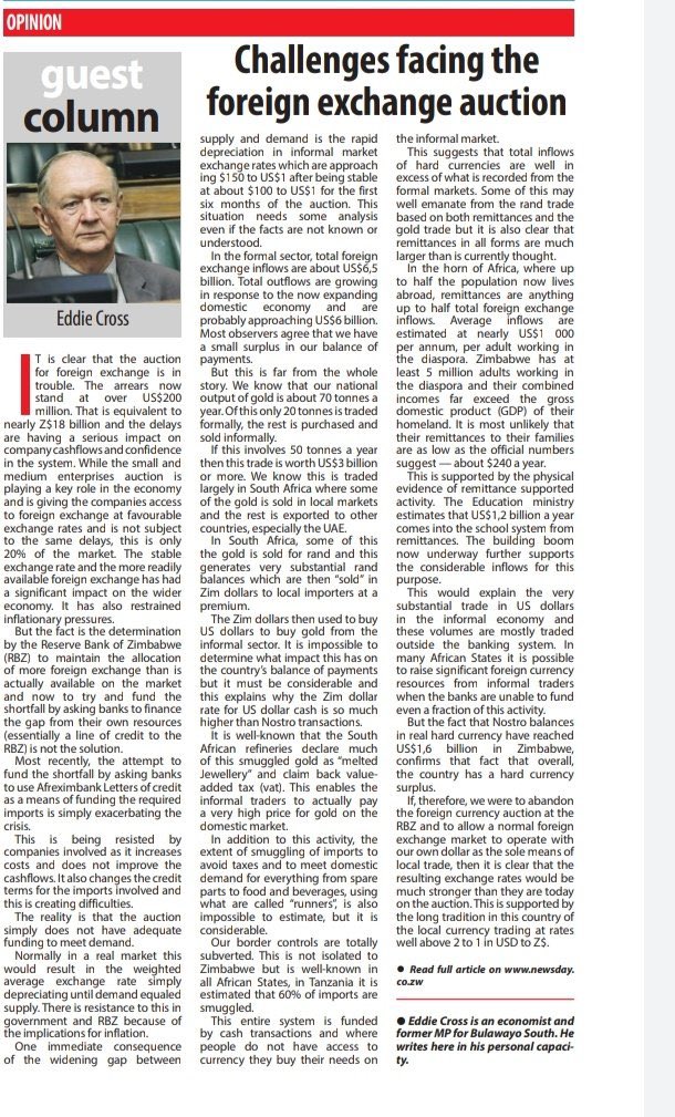 baba_nyenyedzi's tweet photo. The penchant to spend what we don’t have is incredible. RBZ is using the auction to mop RTGS liquidity while piling on USD debt.

We haven’t learnt from the condonation bill. 

What is happening is the expansion of ZWL to buy subsidized USD. Favoring consumption &amp; NOT investment. https://t.co/pl73eA9TA4
