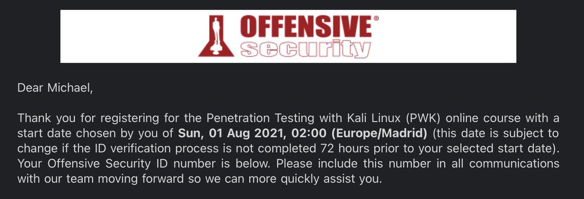 maikypedia's tweet image. Just 4 days... Let’s “try-harder” 😁

 @offsectraining
#RoadToOSCP