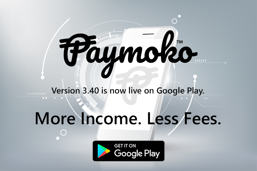 mypaymoko's tweet photo. Paymoko v3.4 is now live on Google Play! 
More Income. Less Fees.
This release comes with additional and unlimited earnings for Starter+ upgraded affiliates. We also reduced the transaction fee when cashing out, then removed the conversion fee when converting PHPc back to PHP. https://t.co/SqpAdyOWrP