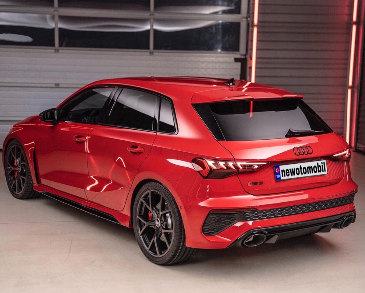 newotomobil's tweet photo. New Audi RS3 Sportback...
Aracın 2.5 litrelik 5 silindirli benzinli motoru , 400 beygir güç, 500 Nm tork üretiyor ve 3.8 saniyelik 0-100 değeri sunarken, sınırlandırılmış olarak 250 km/s hız yap asına olanak sağılıyor...
#audi #adia3
#rs3 #audirs3
#audirs32022
#newrs3 #newa3 https://t.co/eSkCg6CY2r