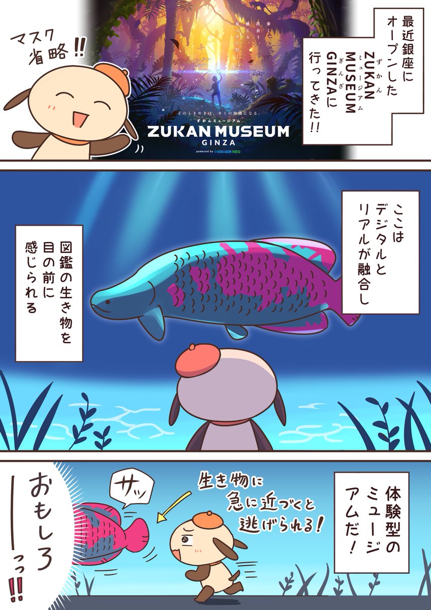 ずかんミュージアム(@zukan_museum)に行ってきたぞい!
#ずかんミュージアム #PR
感染拡大防止に配慮して取材しております 