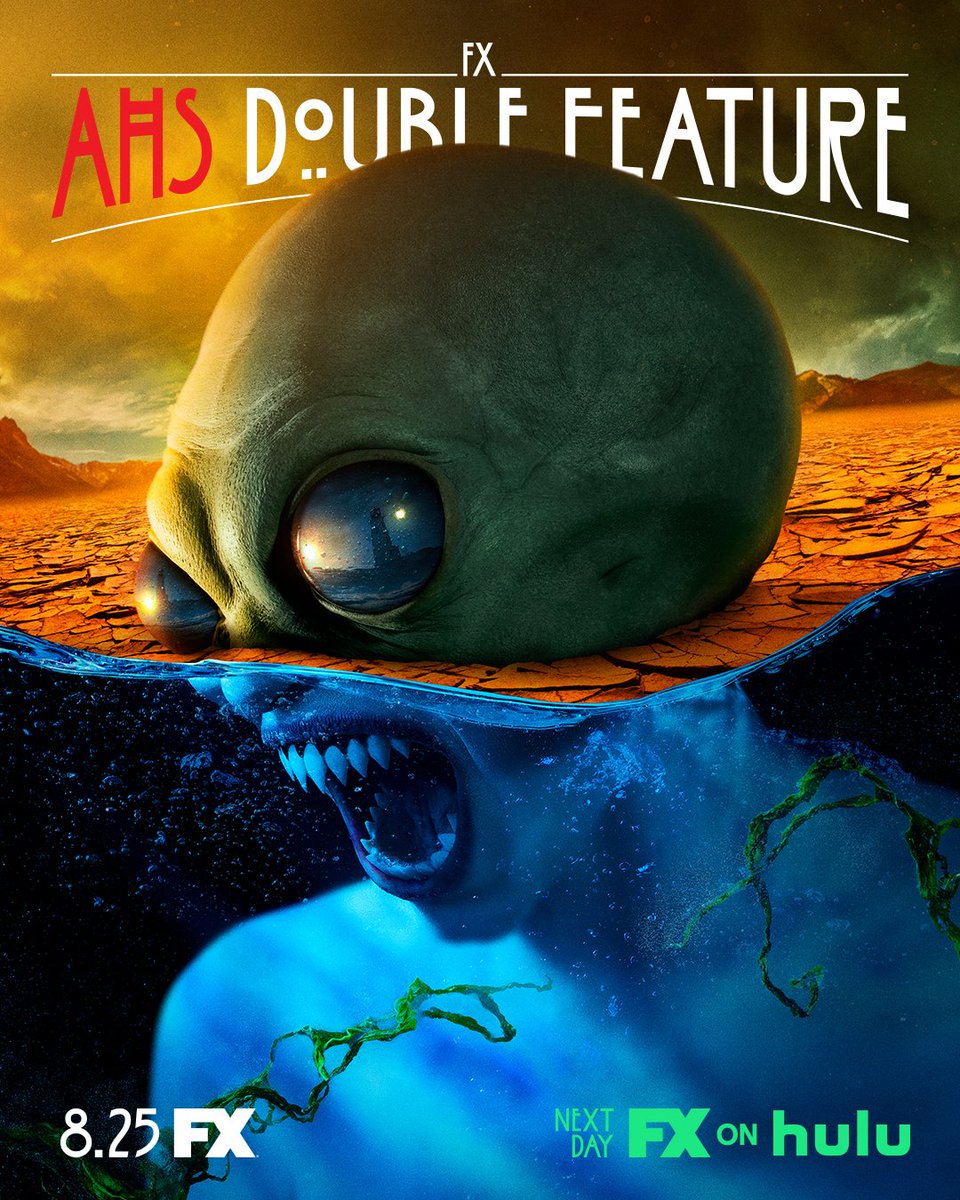 Taking you under 8/25, next day on #FXonHulu. #AHSDoubleFeature