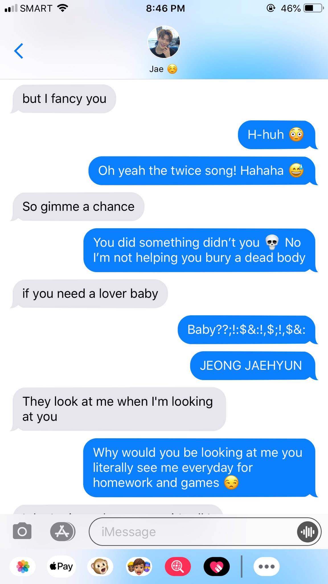 ᶜʳʸˢᵗᵃˡ on Twitter "A jaeyong two tweets au where Jaehyun confesses to