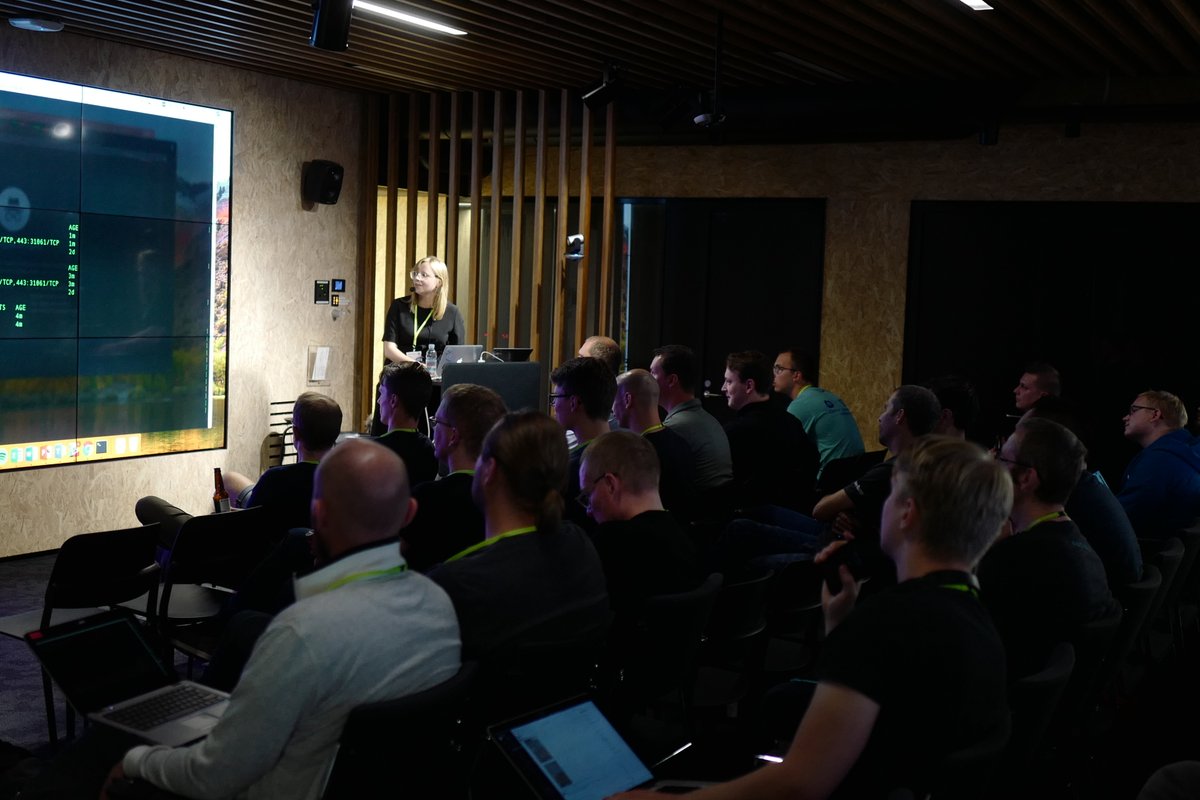 I have become a #CNCF ambassador! ✨

I am incredibly happy, and super excited to continue talking about <a href="/kubernetesio/">Kubernetes</a> &amp; <a href="/CloudNativeFdn/">CNCF</a>.

The picture is from a 2018 <a href="/KubernetesFin/">Kubernetes Finland</a> meetup, where I did my first ever technical live demo session, about <a href="/HelmPack/">Helm</a> ☁️