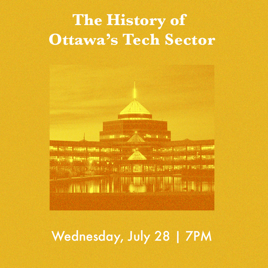 Our last Beyond Bytown virtual talk for the summer season; "The History of Ottawa's Tech Sector", is happening tomorrow!

There is still time to get your last minute tickets!
eventbrite.ca/e/beyond-bytow…