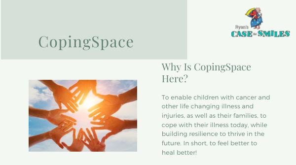 CaseForSmiles's tweet photo. #CopingTip: When children are initially diagnosed with an illness or injury, the community often comes together to try to help the family. Checking in periodically throughout the treatment journey is one of the most crucial ways friends and family can help! #CopingSpace https://t.co/M7Itqg7GKH