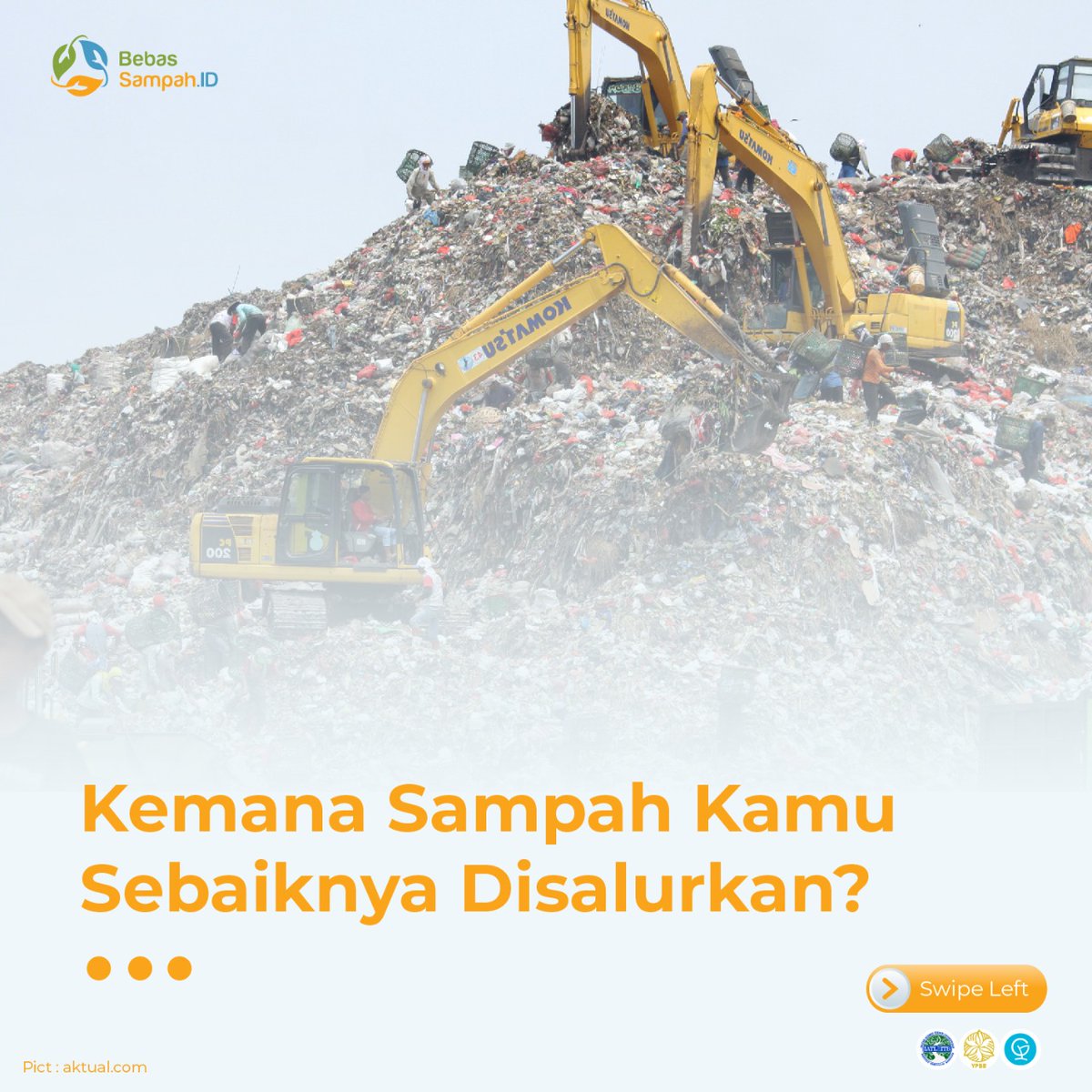 BebasSampahID's tweet image. [SAMPAH INI DISALURKAN KEMANA YA?]
Halo Pegiat Persampahan
Apakah kamu sudah tahu cara yang baik untuk menyalurkan sampahmu?
Yuk, cari tahu informasinya di postingan bawah!

#IndonesiaBebasSampah
#BebasSampahID
#ProgramGF
#Dari2021untuk2025
#ZeroWaste
#MulaiDariGenggamanmu