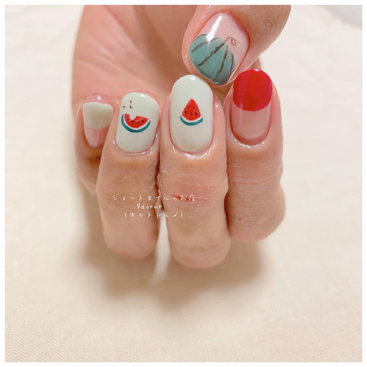 大岡山ネイルサロン ショートネイルのお店 8dorme オットドルメ Nailsalon8dorme Twitter