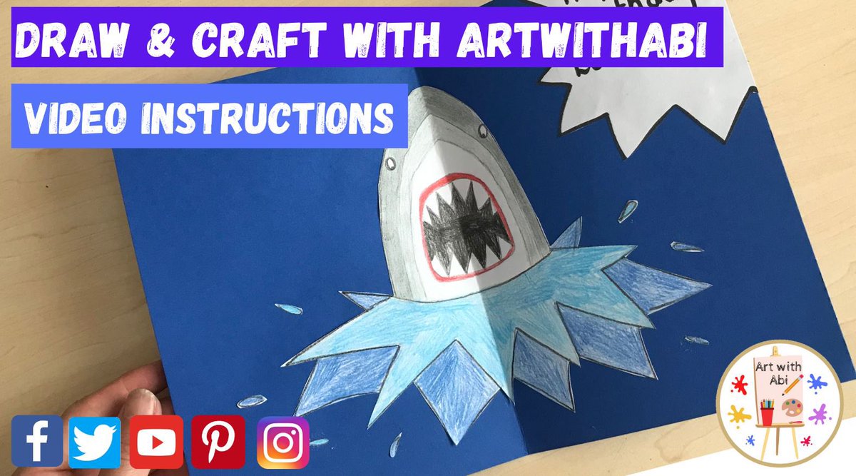 Who loves a homemade birthday card? 🙌🏻
Check out this totally JAWSOME shark themed birthday card I made for my niece! 🦈 
Following the video instructions &amp; learn how to make your own in less than 5 minutes! ⏰ #artwithabi

youtu.be/Q9EF5phJH4I