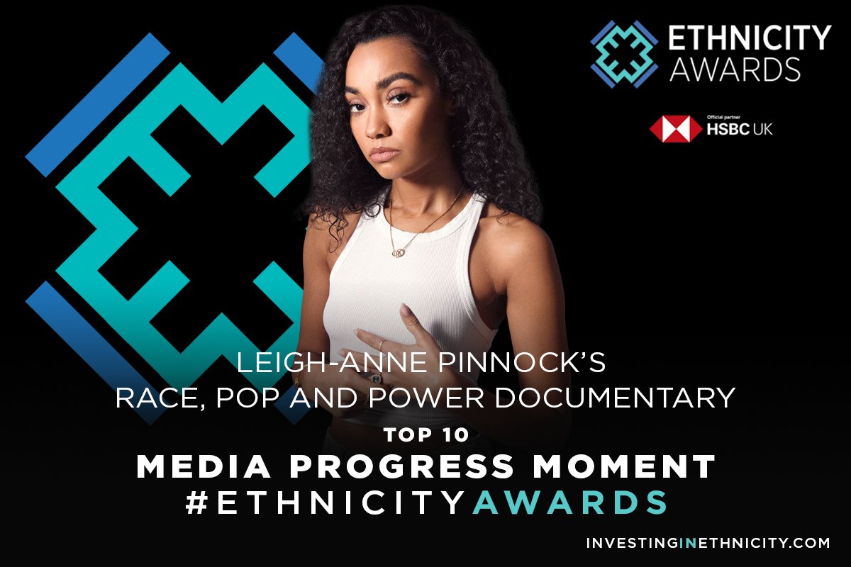 EthnicityInvest's tweet photo. Leigh-Anne Pinnock’s honest and powerful doc, ‘Race, Pop and Power’ shone a light on the experience of Black women in the music industry, and is truly a 🎤 Media Progress Moment 🎤

Vote for Leigh-Anne's documentary in the #EthnicityAwards here
https://t.co/4DNMUm9Cav https://t.co/fXglZhzSQF