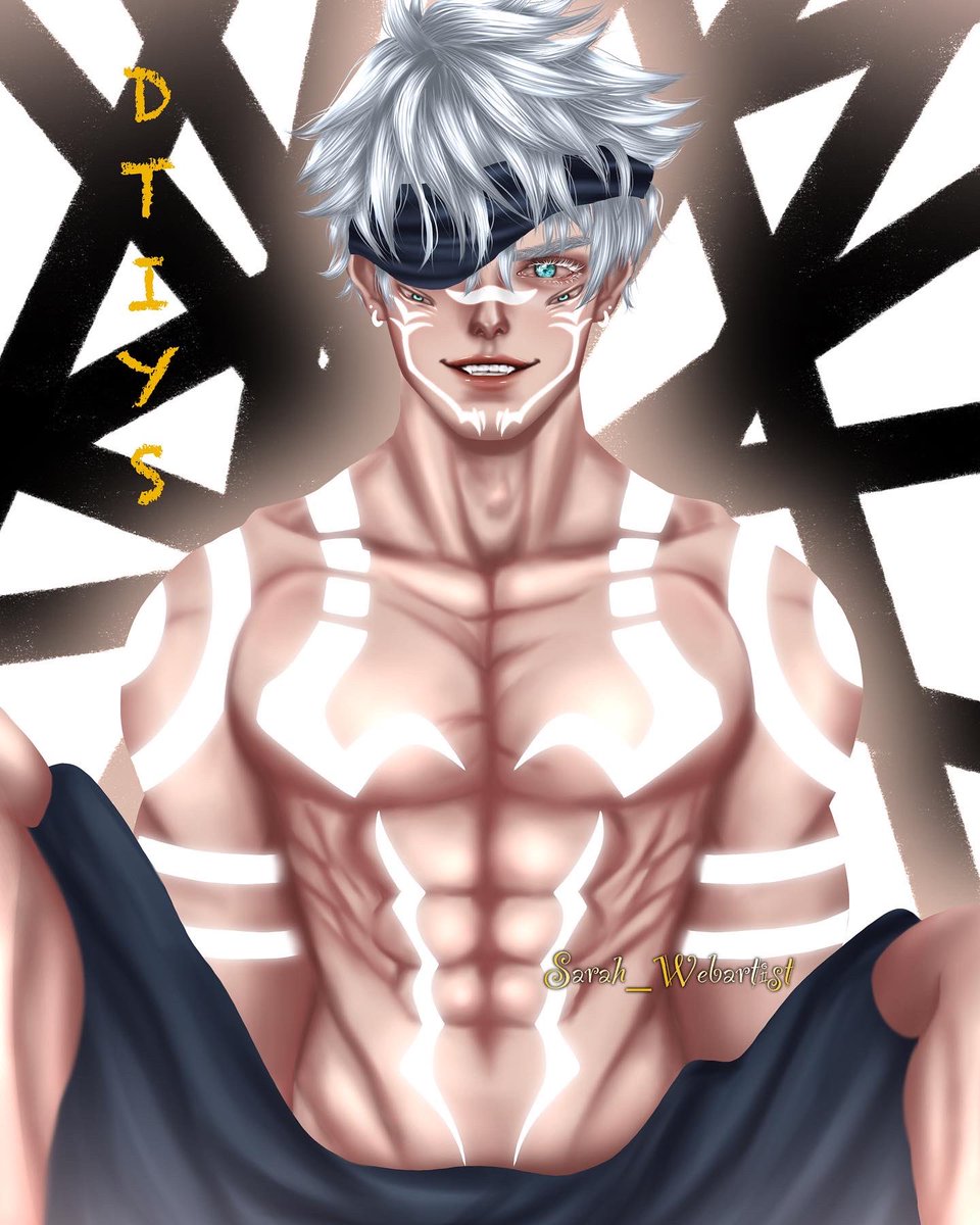 SarahGrim09's tweet photo. Heyoooo!!! Down here I drew gojo as sukuna! Repost with credit! Thanks!💜 #gojo #JujutsuKaisen #jujutsukaisenfanart #JujutsuKaisennsfw #jjkfanart #gojo #GojoSatoru #ryomensukuna #sukuna #DTIYS #fanart #digi #digitalartwork #digitalart #fanart #art #nsfwart #nsfw #artist #anime https://t.co/1BJ9Jeexgo