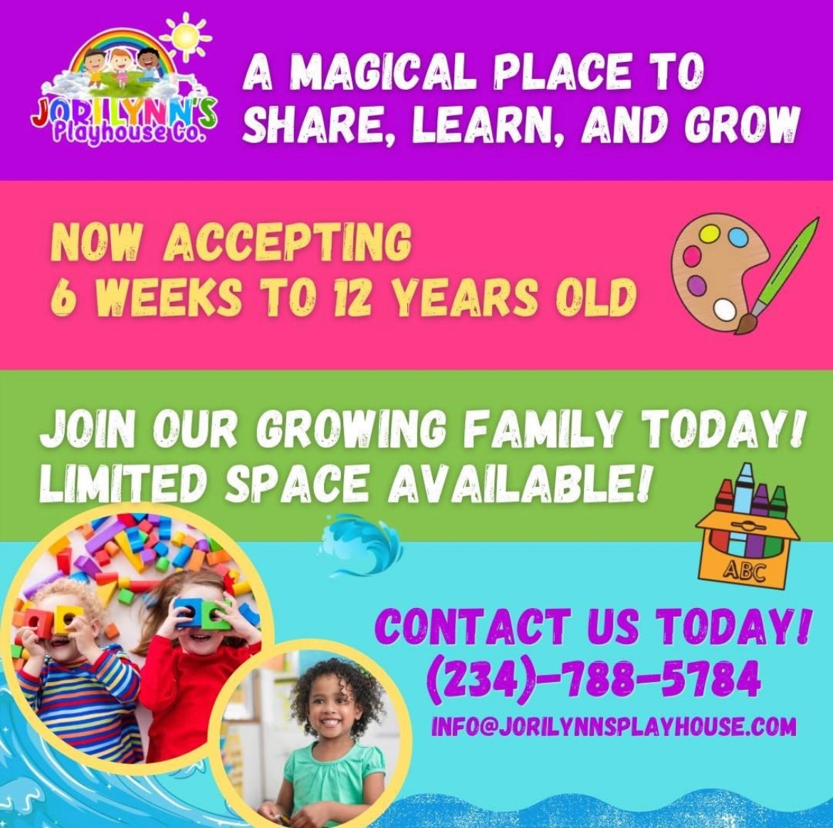 What are you waiting for?
Secure your spot today!!
Jori Lynn’s Playhouse

#nowenrolling #nowenrolling✏️✏️✏️ #teacher #inhomechildcare #inhomechildcareprovider #inhomedaycare #daycareprovider