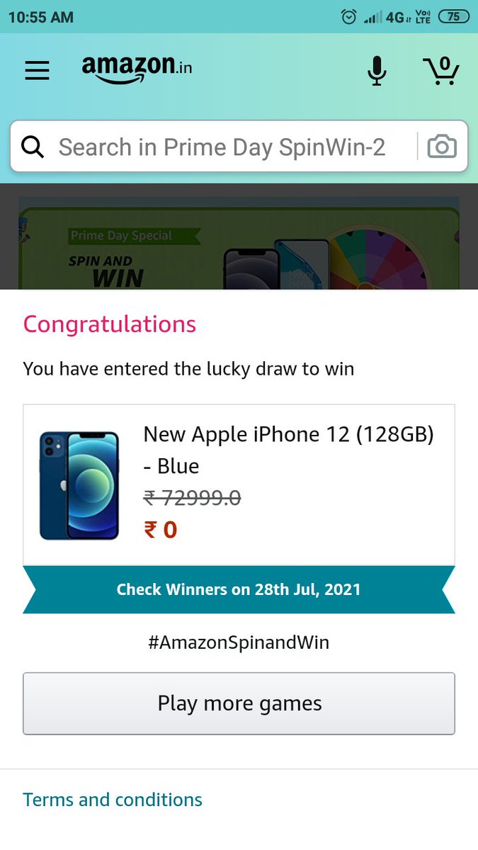 MoonSanket's tweet photo. #AmazonSpinandWin https://t.co/ApPlFz9JG1