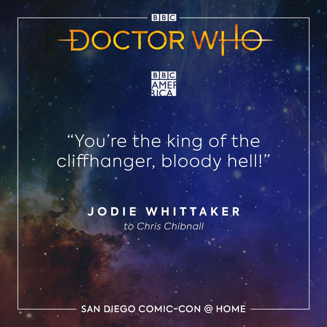 DoctorWho_BBCA's tweet image. A few tantalizing soundbites from Sunday&apos;s #ComicConAtHome panel. #Series13 #DoctorWho