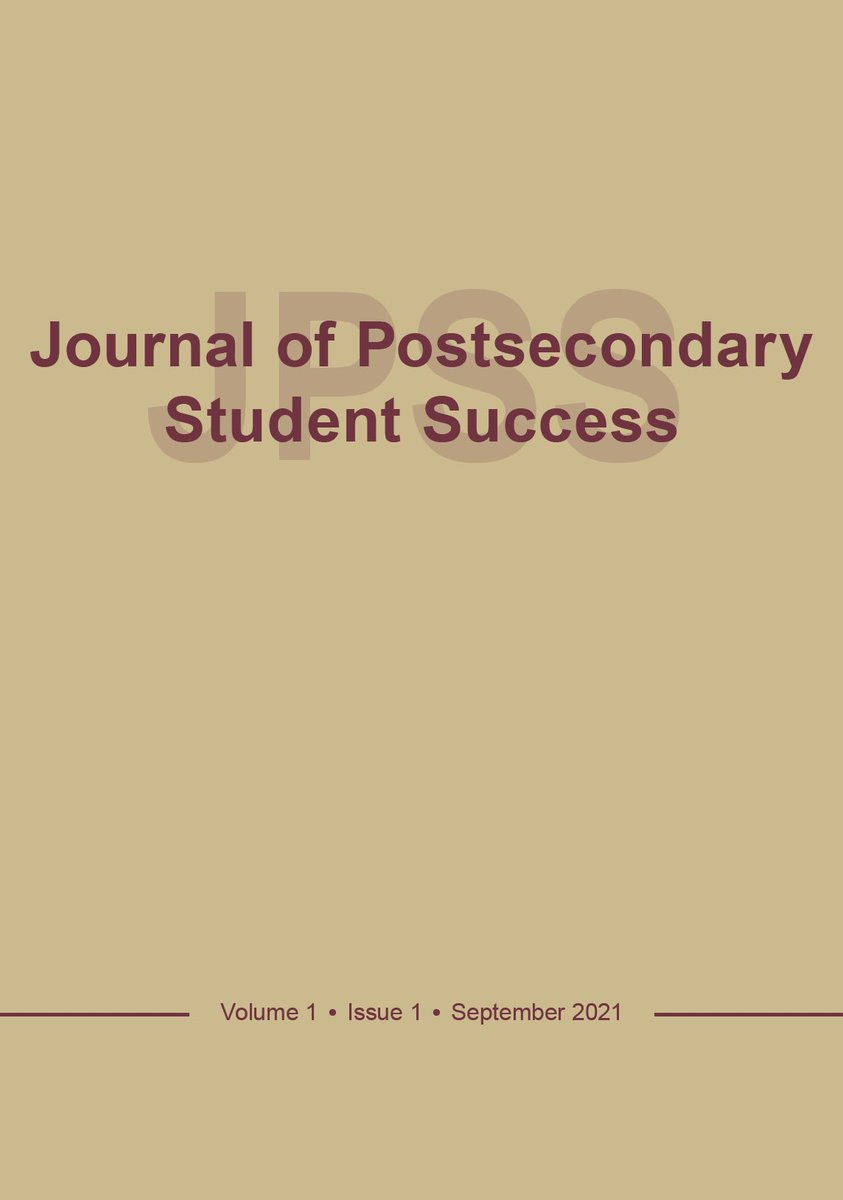 postsec_success's tweet photo. The inaugural issue of #JPSS is scheduled to be released in fall 2021. Please consider submitting to JPSS. #StudentSuccess #Equity #Research #Policy #Practice #GreaterImpact #ThankTheCommunity #September2021 @saragoldrickrab @AdriannaKezar @rkelchen @Dcollier74 @DrRaquelWrightM https://t.co/rECS4IxDa0