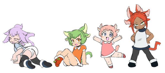 耳しっぽなちびっこたち 