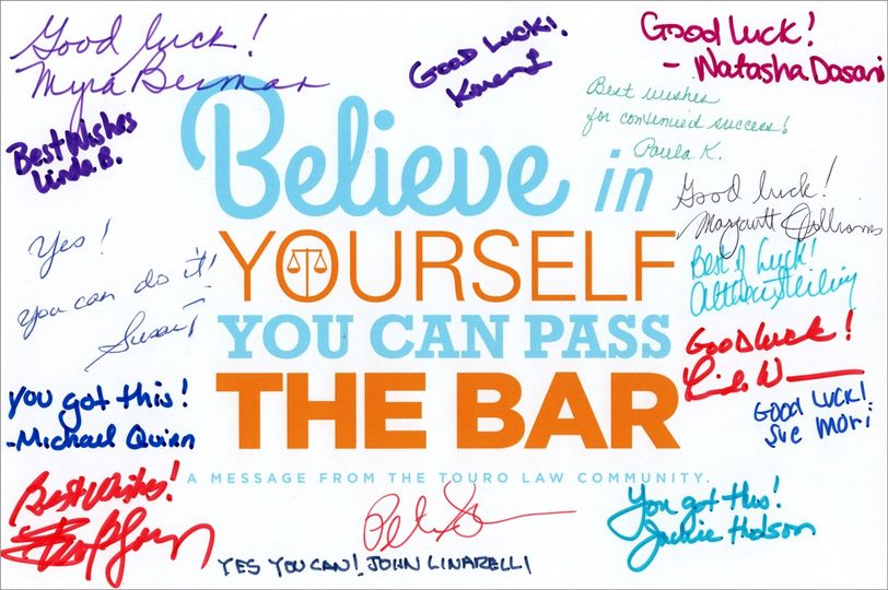 Good luck to everyone taking the Bar Exam! #tourolawcenter #BarExam