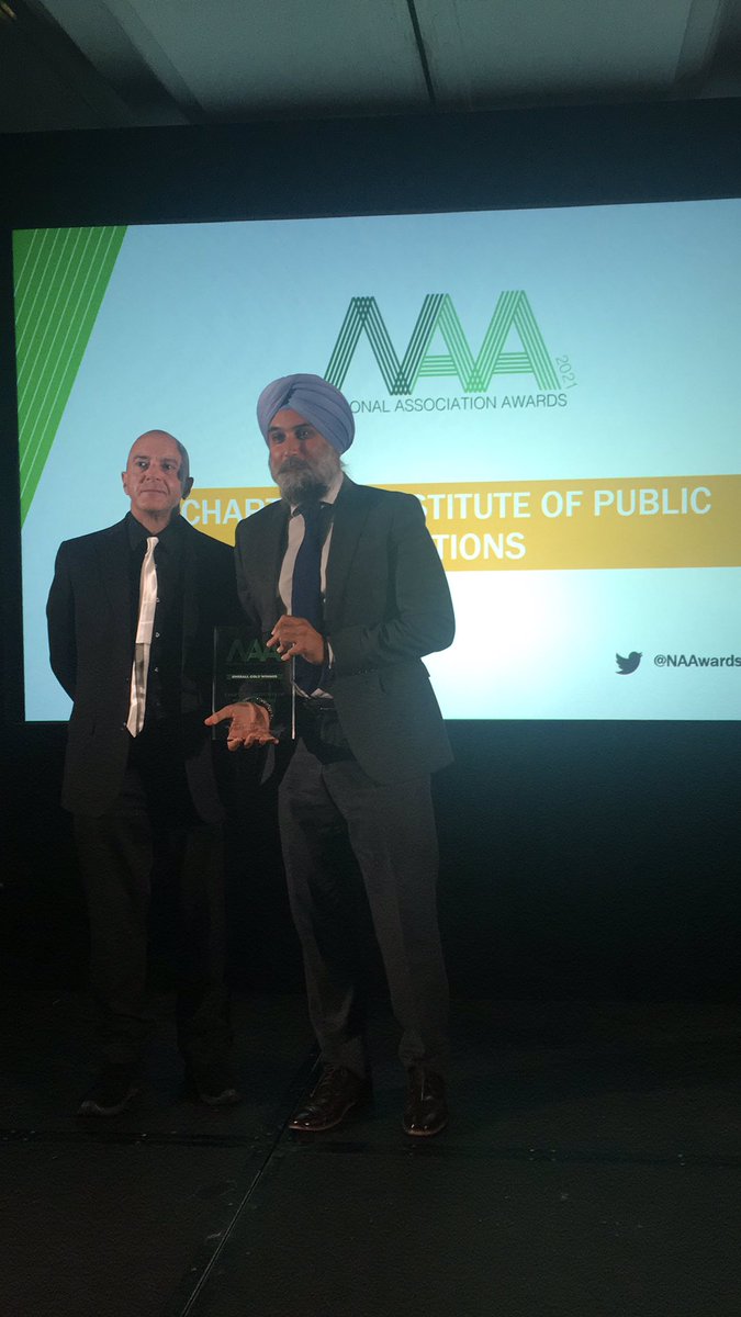 It’s not the end of the event until the overall winner is announced. A massive CONGRATS to <a href="/CIPR_Global/">Chartered Institute of Public Relations</a>!! 😆👏 What an achievement!! 🏆🥂✨