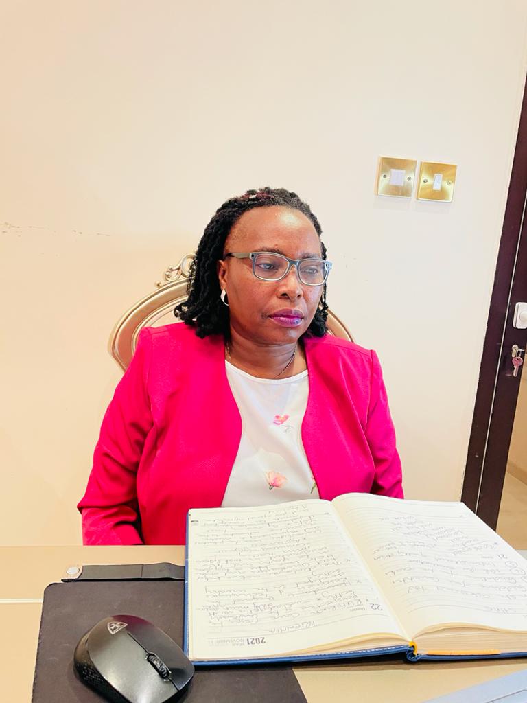 ruforumsec's tweet photo. Dr. Florence Nakayiwa, Deputy Executive Secretary - Planning Resources Mobilization and Management @ruforumsec presenting Live at the Pre-UN Food Systems Summit
 #PreFoodSummit2021 https://t.co/4lpUY8ucBH