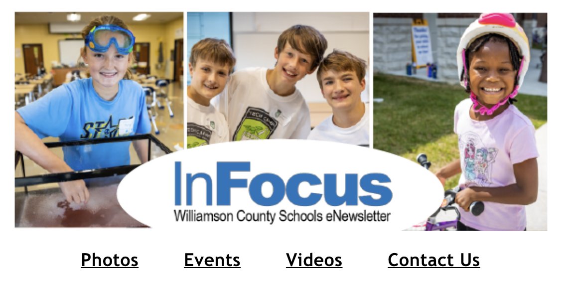 WCS (@wcsedu) on Twitter photo Today's the day! The big Back to School issue of InFocus will be released this evening. If you don't already receive the district's weekly e-newsletter, you can subscribe here: wcs.edu/domain/178 Today's the day! The big Back to School issue of InFocus will be released this evening. If you don't already receive the district's weekly e-newsletter, you can subscribe here: wcs.edu/domain/178