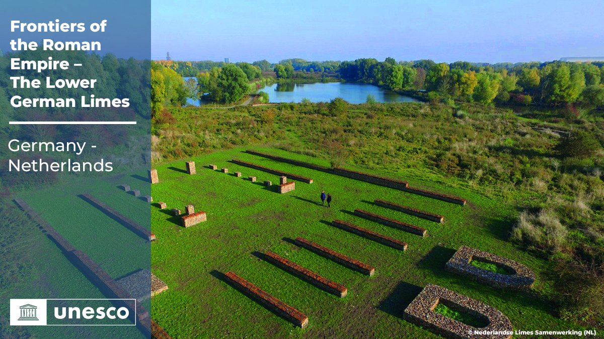UNESCO's tweet photo. 🔴 BREAKING!

New @UNESCO #WorldHeritage site:  Frontiers of the Roman Empire – The Lower German Limes, #Germany🇩🇪 &amp; #Netherlands🇳🇱. Congratulations!👏
 
ℹ️ https://t.co/X7SWIos7D9 #44WHC https://t.co/I4nKFUbY1y