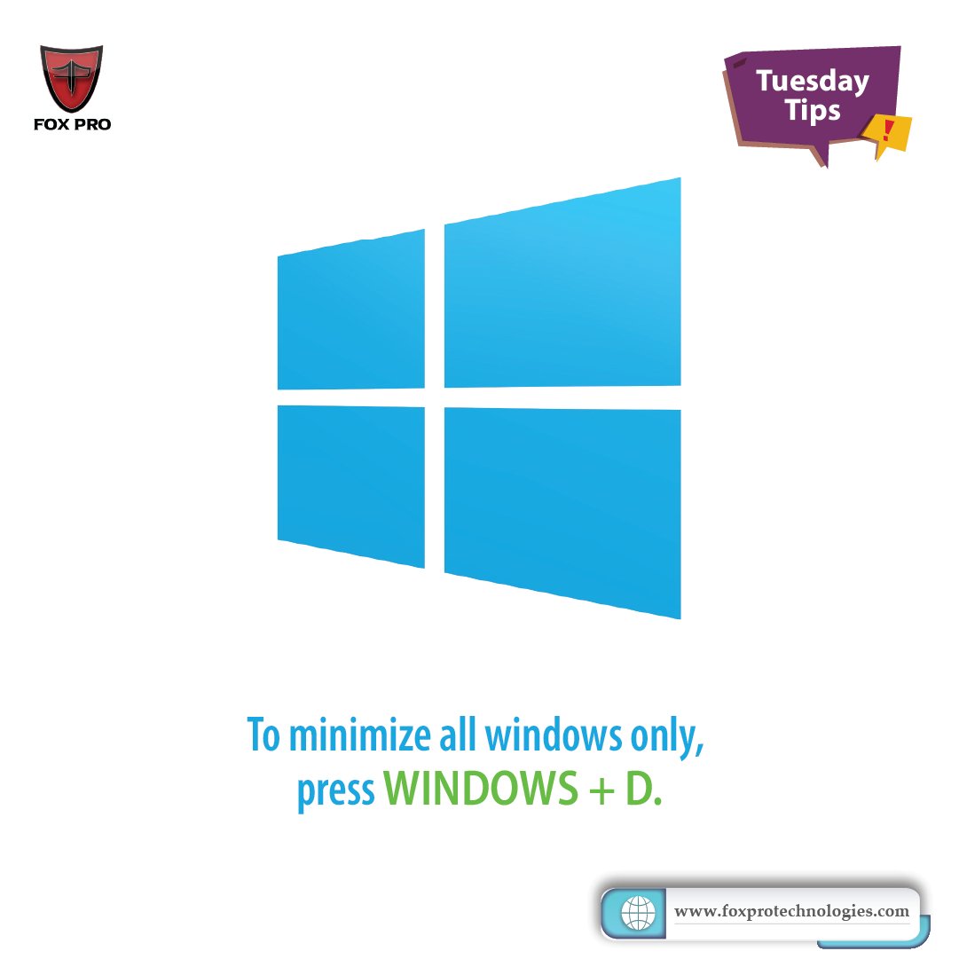 Fpt_technology's tweet photo. Bonus tip: Take a screenshot with ALT + Print Screen.

#tuesdaytrends #tuesdaytips #technologies #trending #technews 
#wireless #gadgets #usb #instatech #technologynews #computerworld #techie #techworld #techupdates #FoxProTechnologies #TechnologyServices https://t.co/AKP2l6AOYt