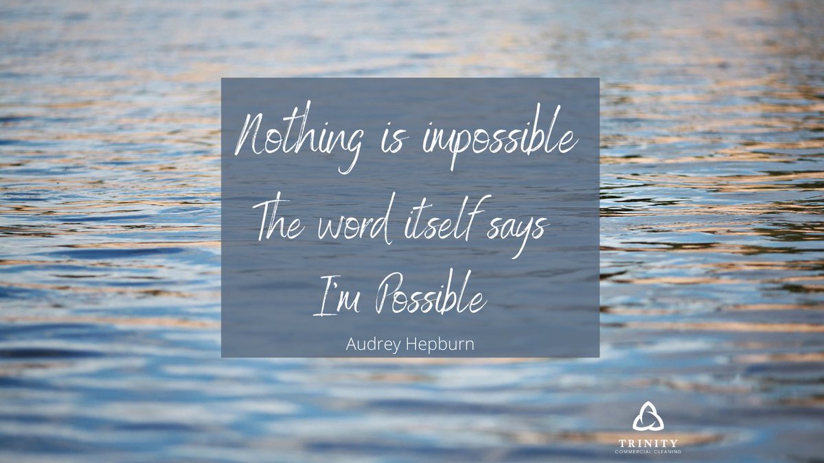 TrinityComClean's tweet image. Nothing is impossible ❤️ 
trinitycleaningnc.com
#commercialcleaning #motivation #clarity #MooresvilleNC #lakenormanNC #charlottenc#officecleaning #audreyhepburn