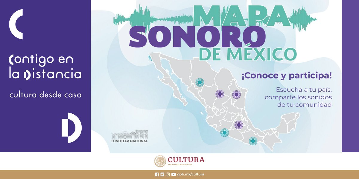 ¿Hay algo distintivo en la forma de como hablan en tu localidad? 

Graba el acento de tu tierra, sus frases, singularidades, conversaciones y sube todo al #MapaSonoro de México. Regístrate en mapasonoro.cultura.gob.mx
