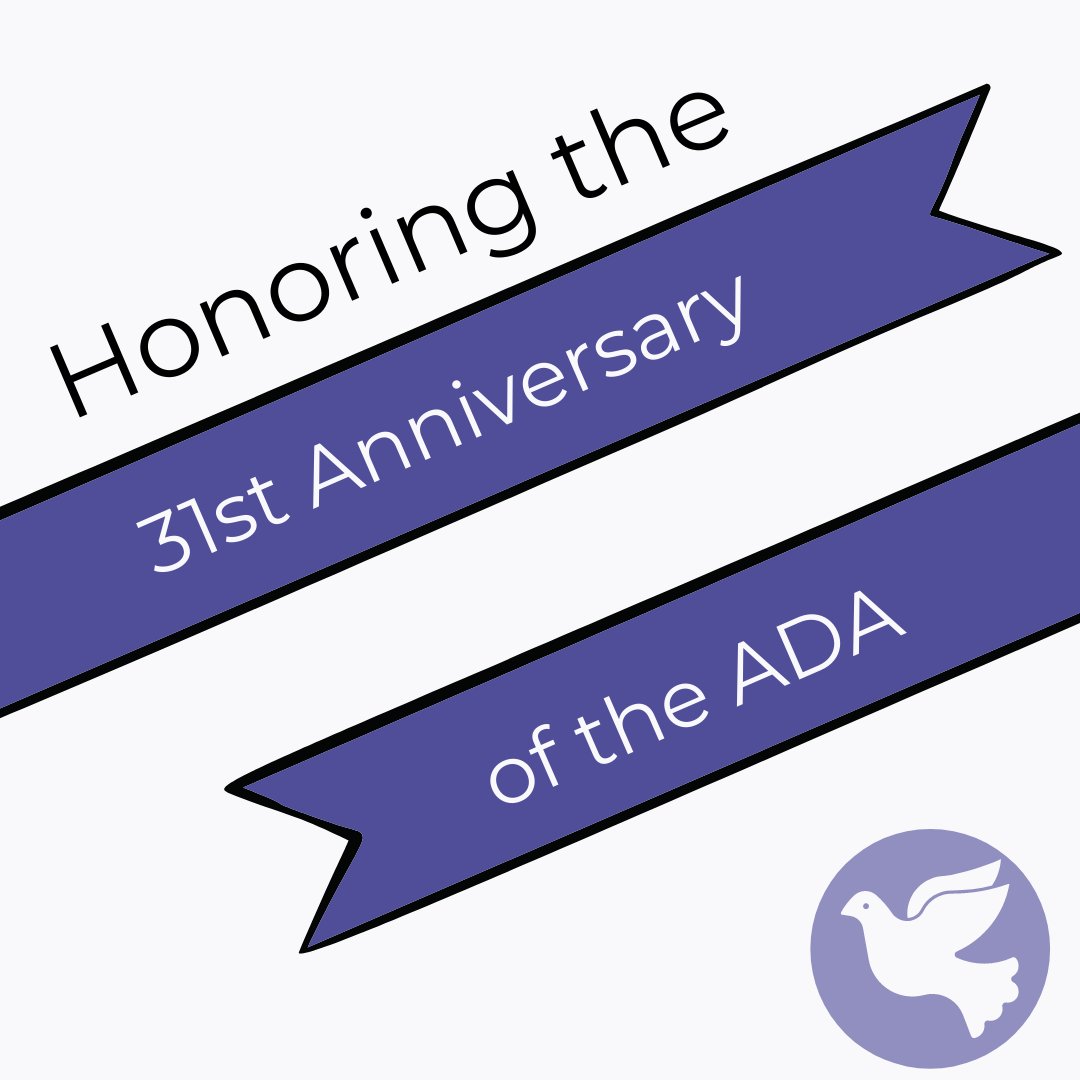 ecli_vibes's tweet image. Yesterday was the 31st anniversary of the Americans With Disabilities Act. Accessibility is so important for survivors; this means more than just the size of doors and the availability of interpreters. We work every day to make sure that people can access safety however they need