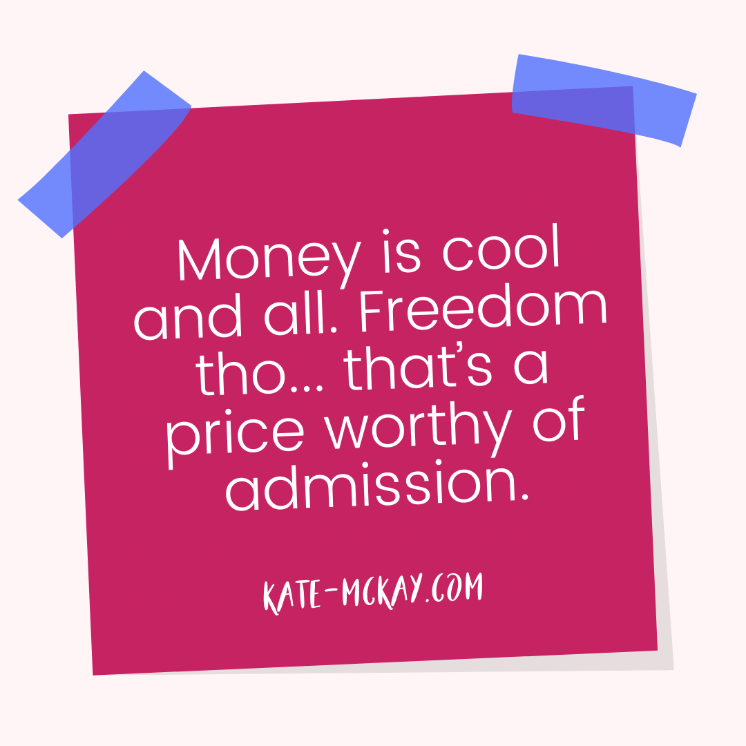 Katemckay18's tweet image. Money is cool and all. Freedom tho... that’s a price worthy of admission.

#freedom #possitiveaffirmation #mindfulness #changeyourlife #optimism #alwayslearning #peaceofmind #lifefullofjoy #blessings #reevaluateyourself #assessandcorrect #transition