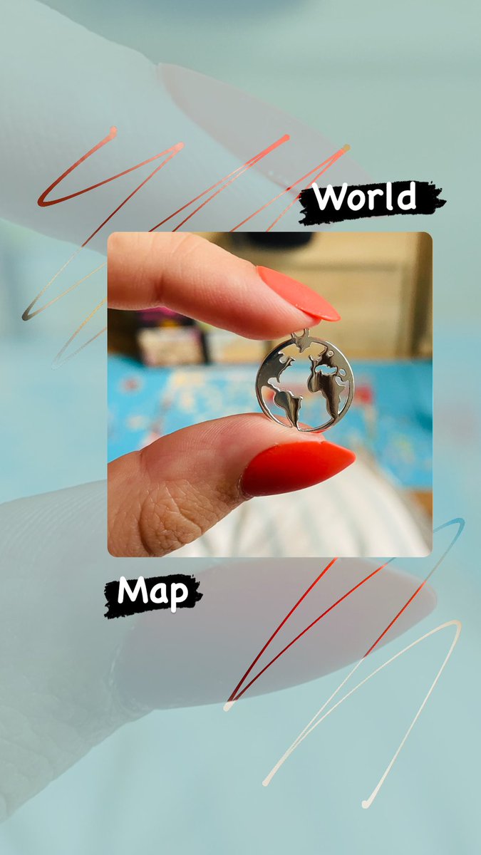 CollectionsGem's tweet photo. Simple and classic sterling silver world map pendant #world #worldmap #worldmappendant #travel #traveljewellery https://t.co/WsGgCAG2mh