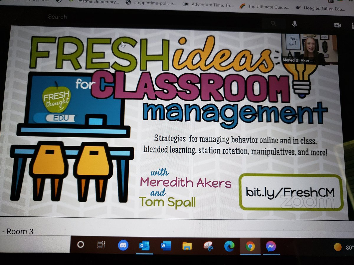 Second session with @FRESHthoughtEDU - @meredithakers and @Tommyspall. Super excited for some Fresh Ideas for Classroom Management!

#cfisdDLC #CFISDspirit #pumapride #postmapumas