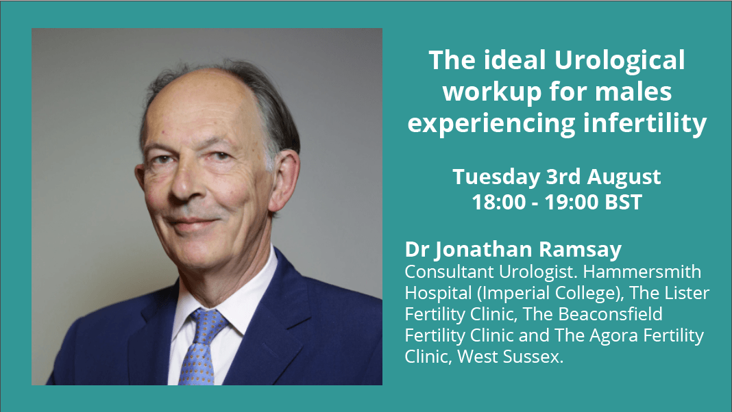 Join our webinar next week to hear from Consultant Urologist, Jonathan Ramsay, on the importance of urological investigations to understand and diagnose fertility problems &amp; create a more rational and sensitive approach to management. <a href="/ListerFertility/">Lister Fertility</a> buff.ly/3ysfQb9