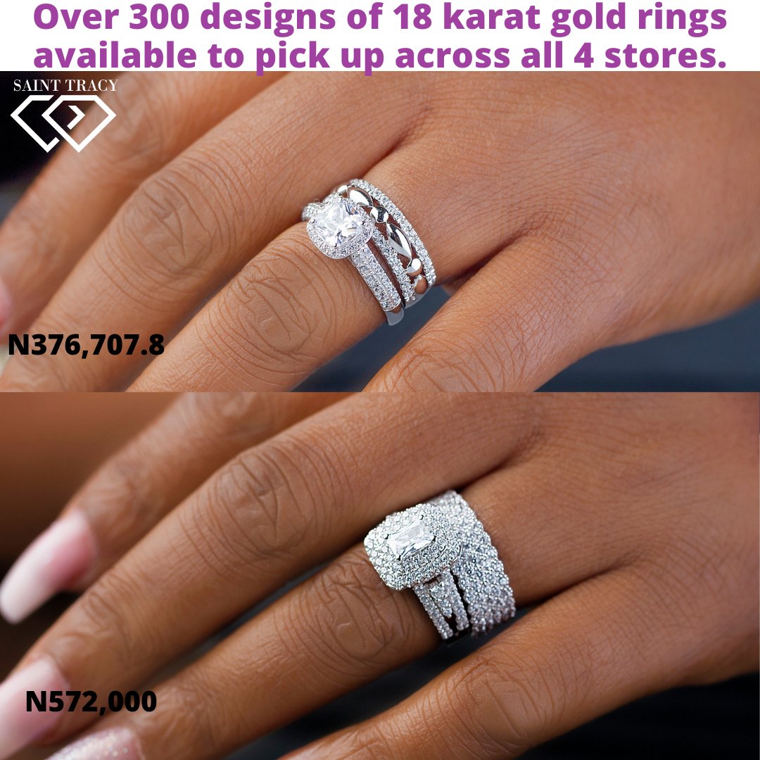 Designs that stand you out in the crowd !!! Over 300 designs available for pick up across all our stores.

Top set :N376,707.8/$780
Bottom set: N572,000/$1,184

BUY NOW
.
1. Send a DM
2. Call/WhatsApp 08181302159
3. Shop online- sainttracy.com (Click link...