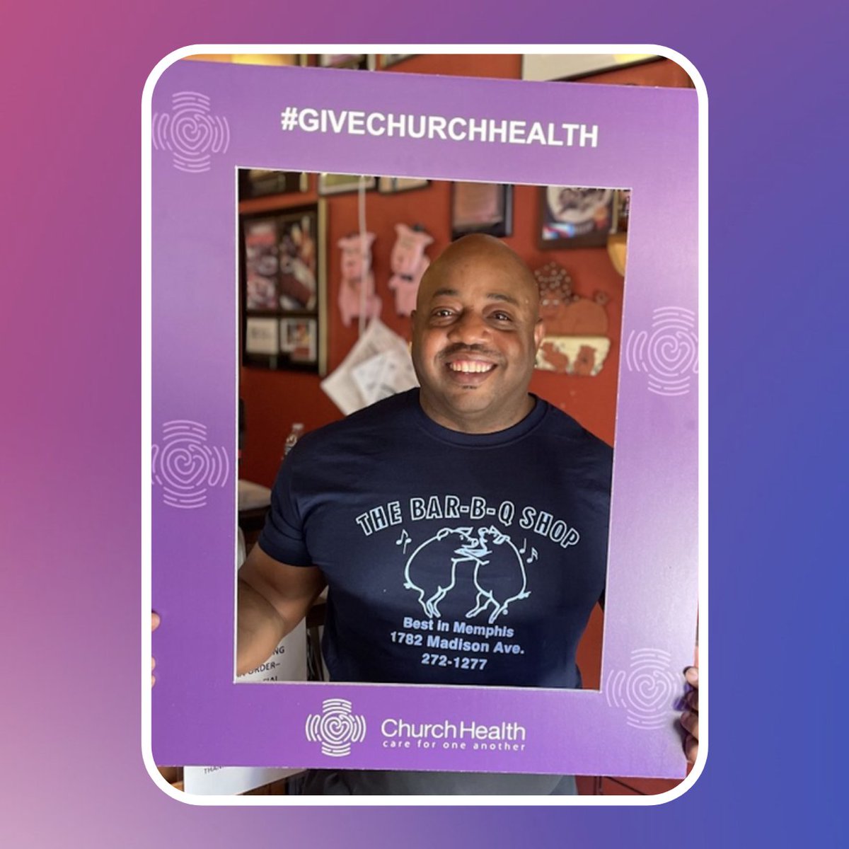 The Bar-B-Q Shop (@barbqshop) on Twitter photo Today is <a href="/ChurchHealth901/">Church Health</a>'s #GivingDay & we'd love for you to donate if you can! 🙏🏾 Church Health is an amazing organization & all gifts made today will be matched - so if you give today it'll go a long way! 👏🏾 Follow this link to give: ow.ly/Lecf50FDXBE #givechurchhealth Today is <a href="/ChurchHealth901/">Church Health</a>'s #GivingDay & we'd love for you to donate if you can! 🙏🏾 Church Health is an amazing organization & all gifts made today will be matched - so if you give today it'll go a long way! 👏🏾 Follow this link to give: ow.ly/Lecf50FDXBE #givechurchhealth