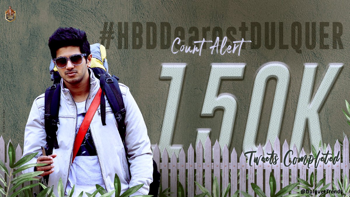 DulquerTrends_'s tweet photo. 150K+ tweets completed 🔥

#HBDDearestDULQUER @dulQuer #DulquerSalmaan https://t.co/yUQkxRHfKg
