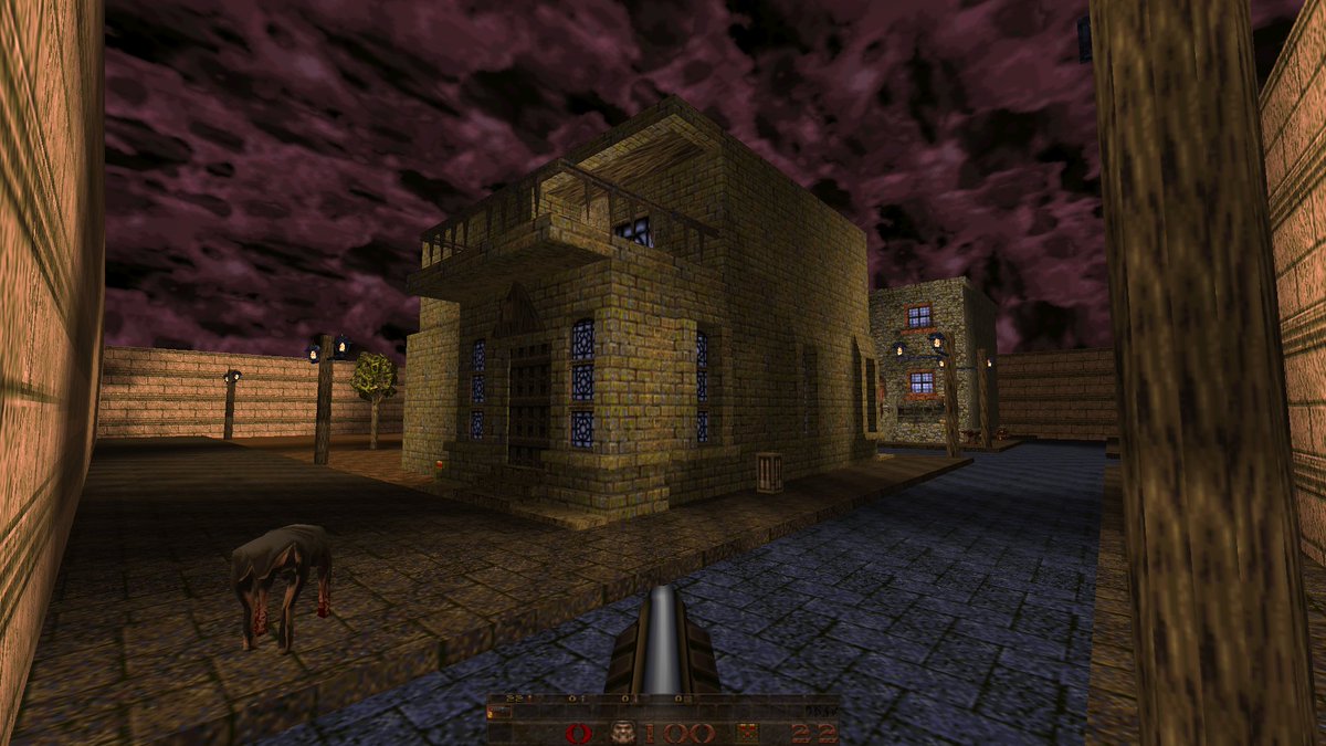 EightBitVic's tweet image. Screenshots from my first map in #trenchbroom #quakemapping