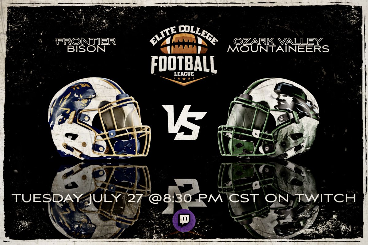 Tonight the Mountaineers take on the Bison where both teams come off of a tough loss in week 2. Which team will come out on top and send their program in the right direction? Tune in to Twitch at 8:30 PM CST to find out! <a href="/ECFL_21/">E.C.F.L.</a> #ECFL_SIM #TOTHETOP