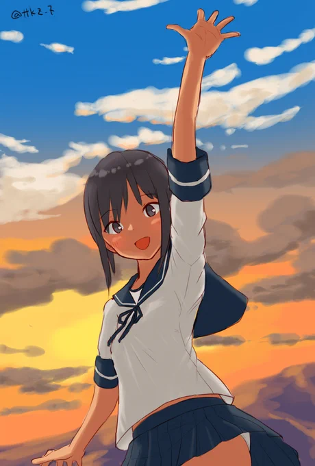 吹雪さんに見えない・・・#艦これ版深夜の真剣お絵描き60分一本勝負#艦これ版真剣お絵描き60分一本勝負_20210727#吹雪 