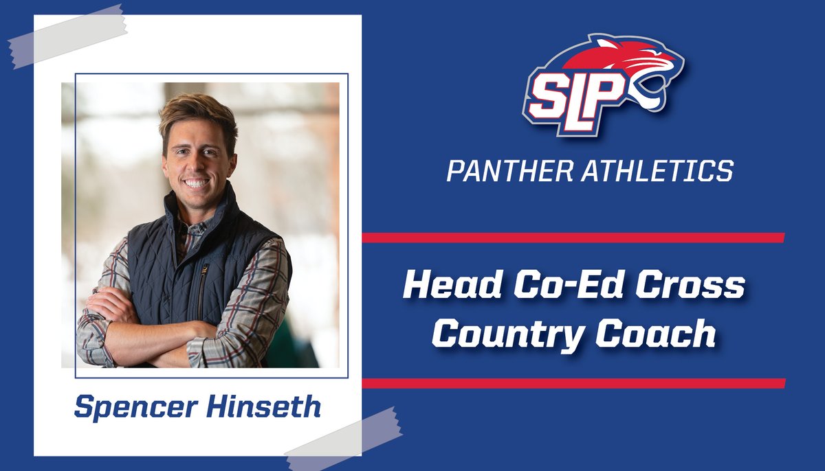 SLPPantherAth's tweet photo. Happy to announce Spencer Hinseth as the new Head Coach of the Spring Lake Park Co-Ed Cross Country Team! #SLPPantherProud https://t.co/UlmV6IlESl